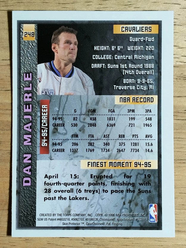 1995-96 Finest #248 Dan Majerle