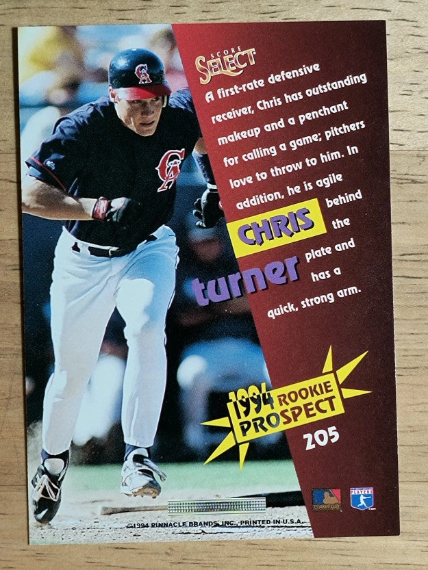 1994 Select #205 Chris Turner