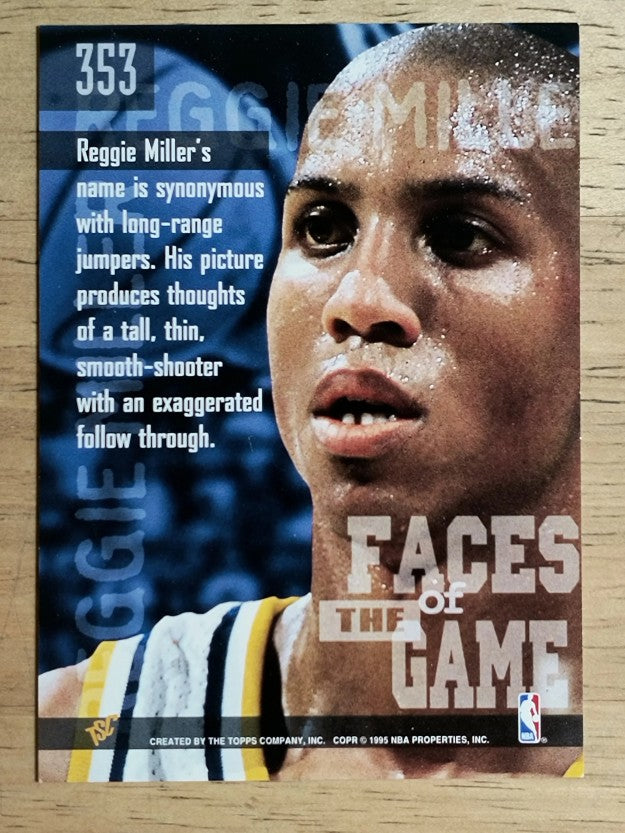 1994-95 Stadium Club #353 Reggie Miller FG (NM)