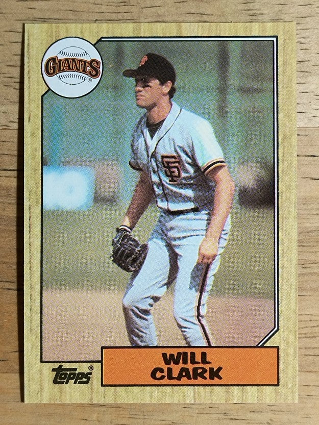1987 Topps #420 Will Clark RC