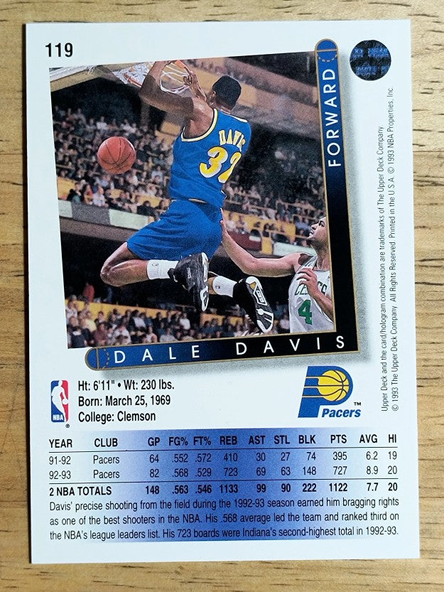 1993-94 Upper Deck #119 Dale Davis