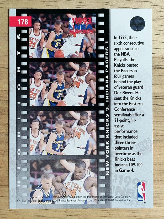 1993-94 Upper Deck #178 Reggie Miller/Charles Oakley PO (NM)