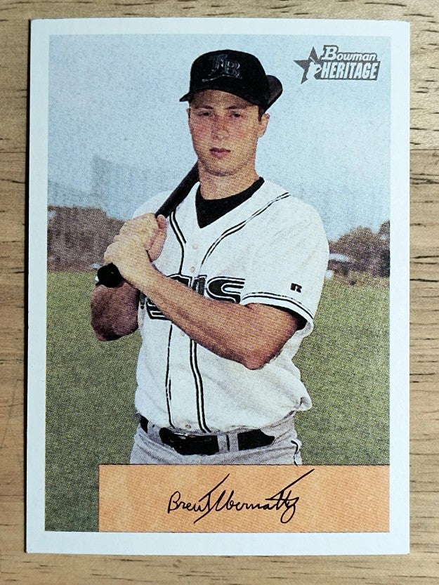 2002 Bowman Heritage #1 Brent Abernathy