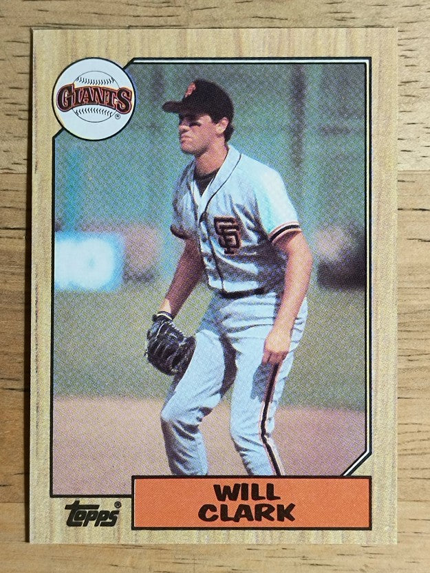 1987 Topps #420 Will Clark RC