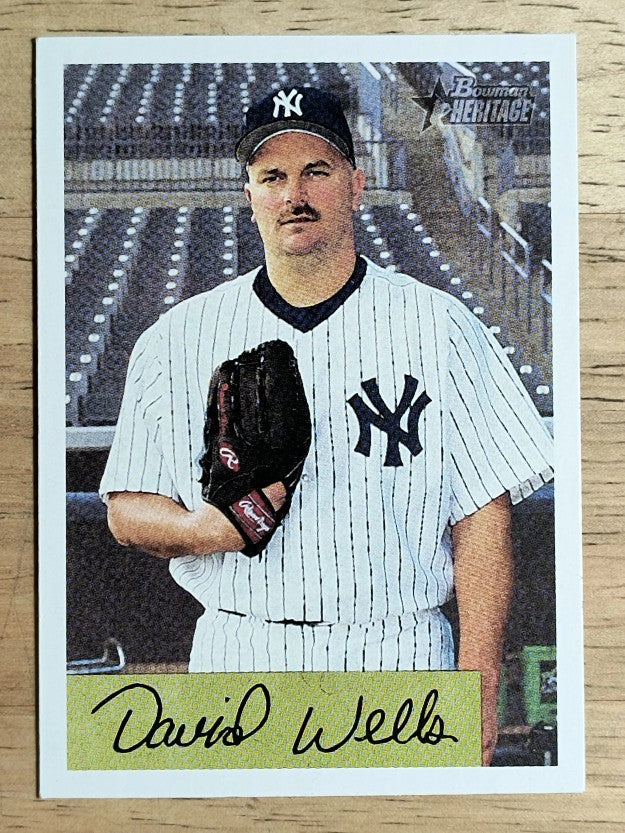 2002 Bowman Heritage #17 David Wells