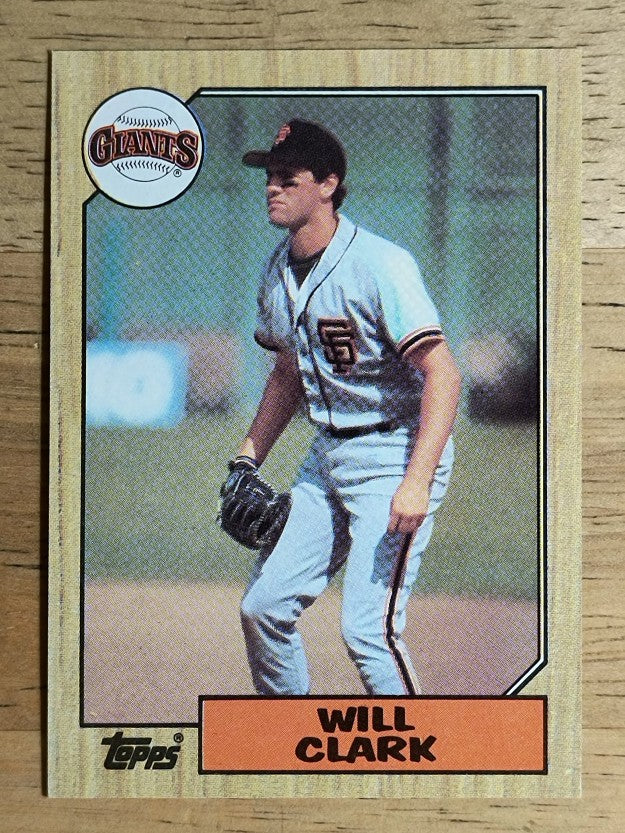 1987 Topps #420 Will Clark RC