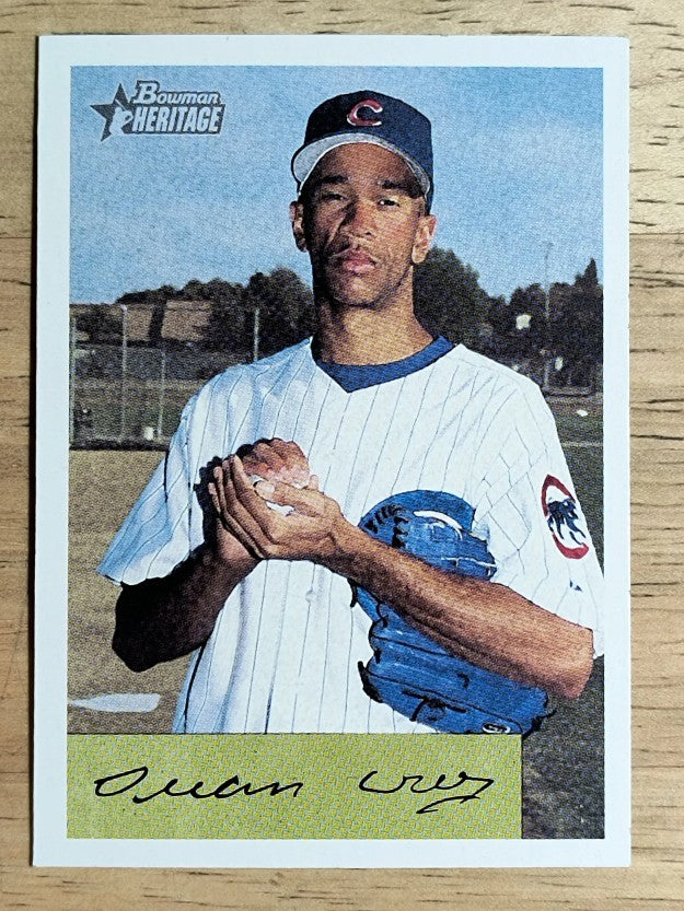 2002 Bowman Heritage #34 Juan Cruz SP