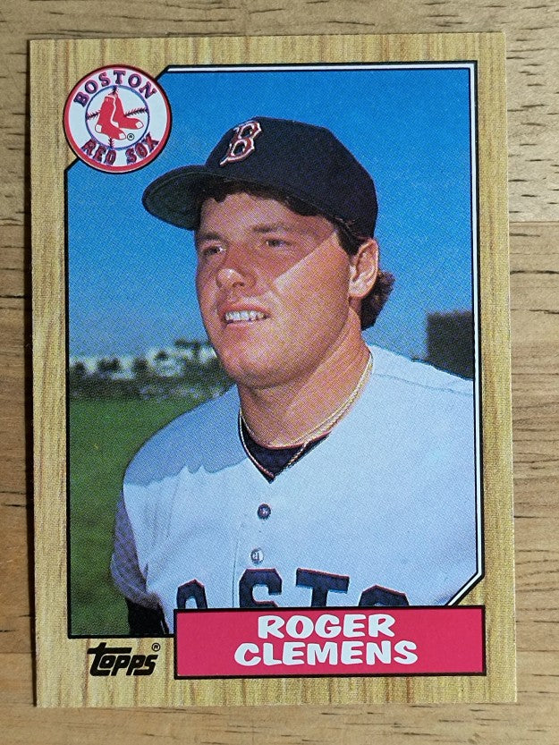 1987 Topps #340 Roger Clemens