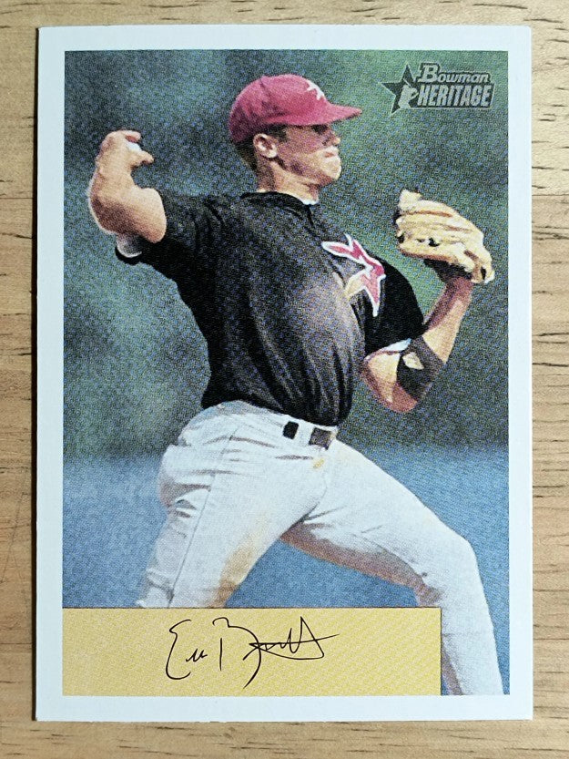 2002 Bowman Heritage #46 Eric Bruntlett RC