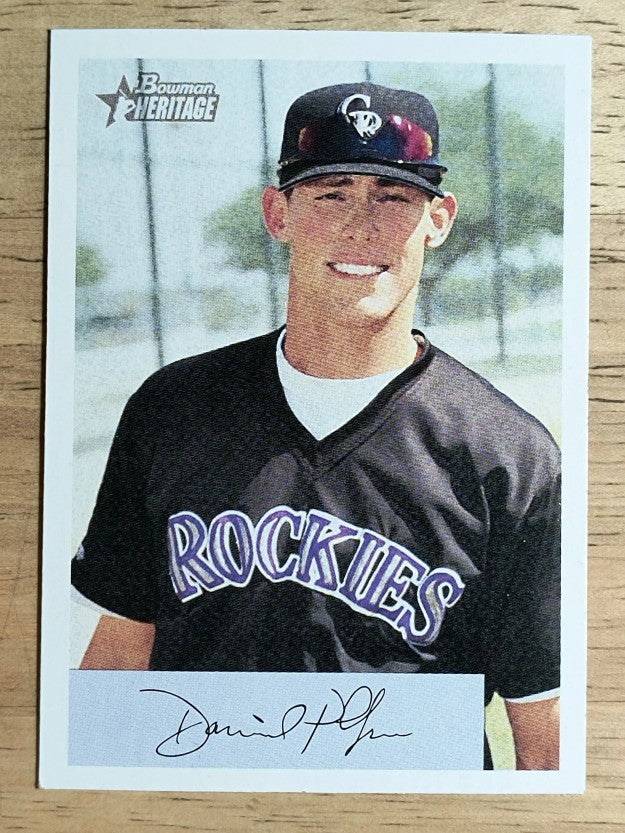 2002 Bowman Heritage #49 Dan Phillips RC