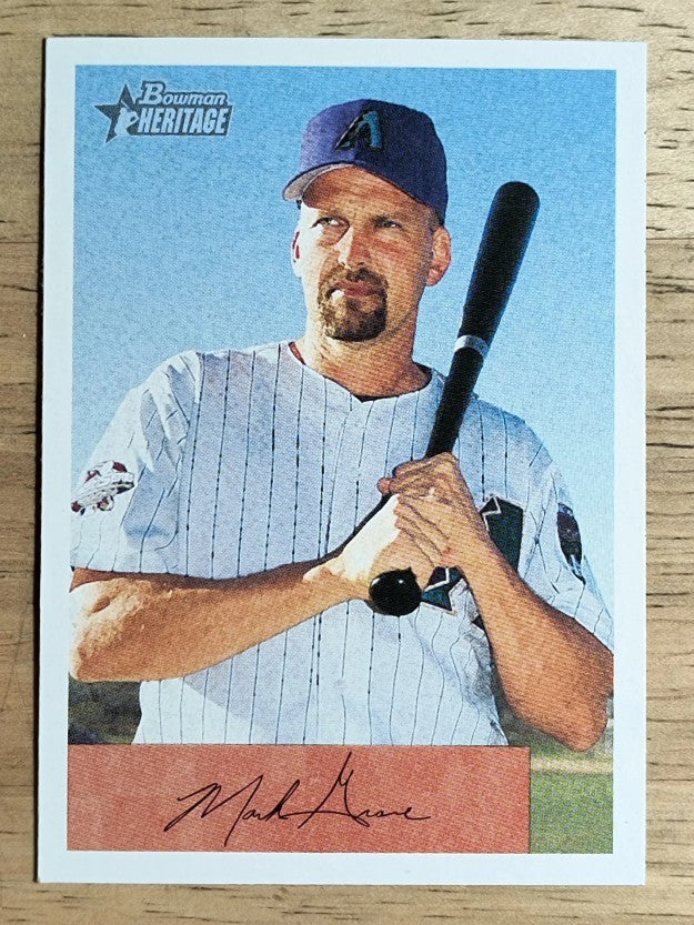 2002 Bowman Heritage #70 Mark Grace SP