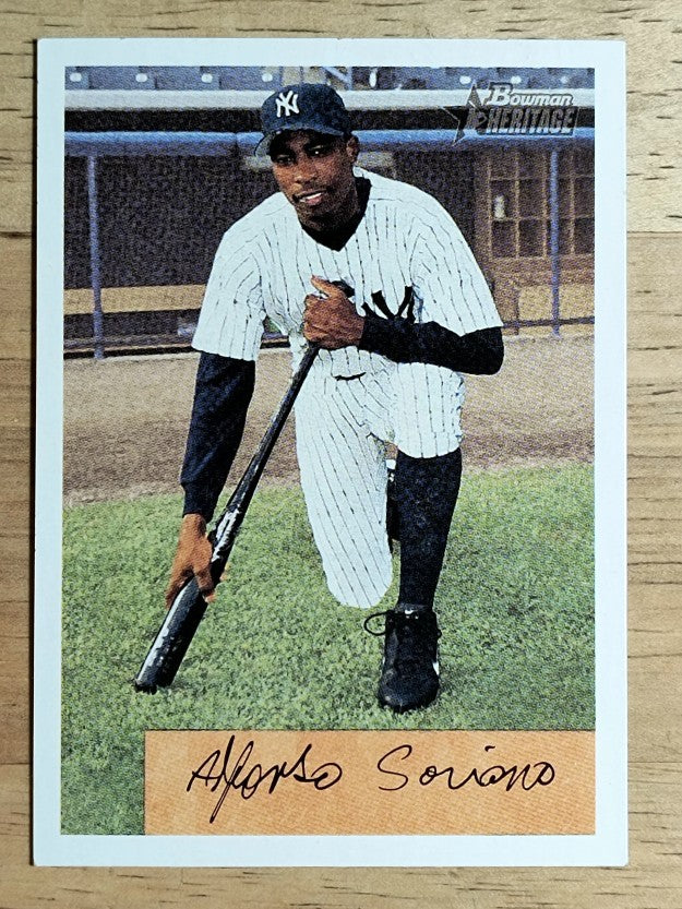 2002 Bowman Heritage #83 Alfonso Soriano