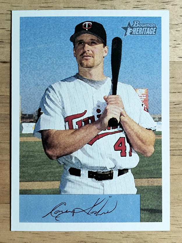 2002 Bowman Heritage #91 Corey Koskie