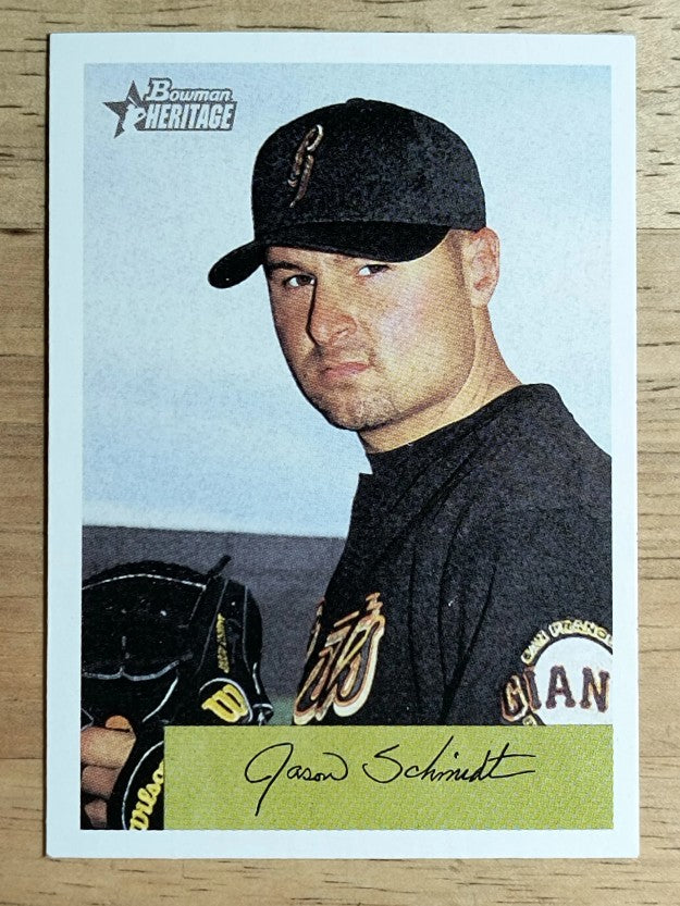 2002 Bowman Heritage #94 Jason Schmidt