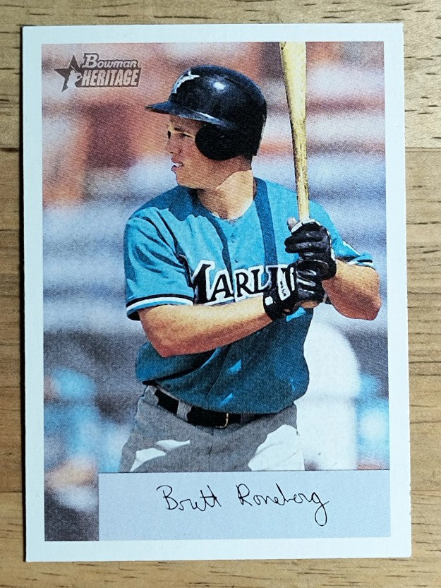 2002 Bowman Heritage #97 Brett Roneberg RC