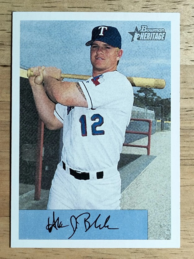 2002 Bowman Heritage #99 Hank Blalock