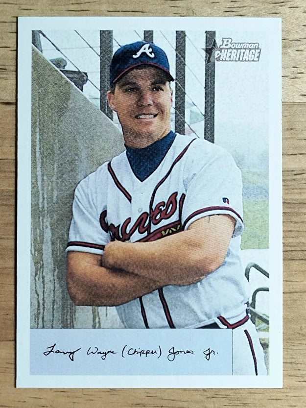 2002 Bowman Heritage #107 Chipper Jones