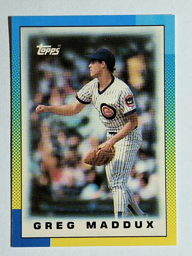 1990 Topps Mini Leaders #50 Greg Maddux