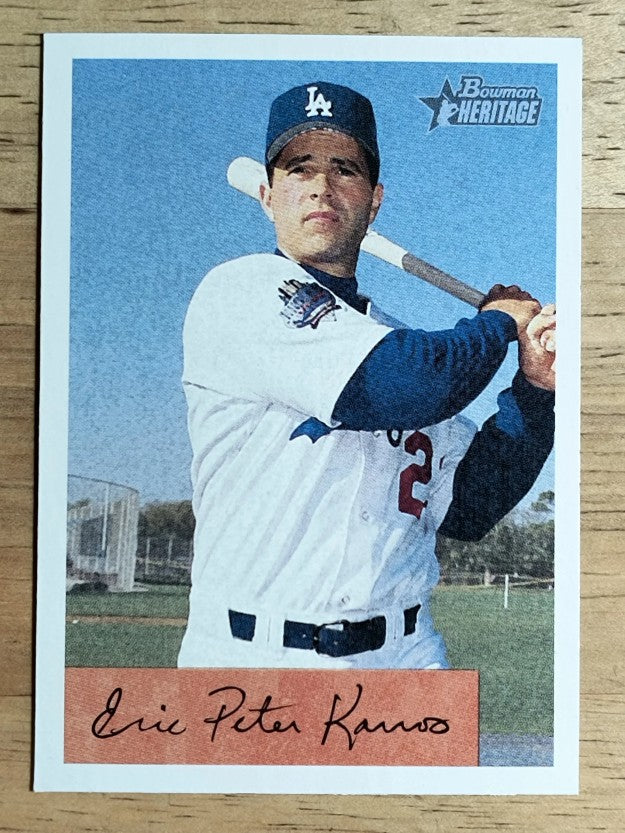 2002 Bowman Heritage #110 Eric Karros