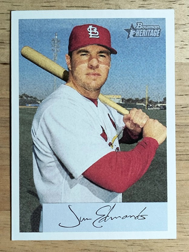 2002 Bowman Heritage #118 Jim Edmonds