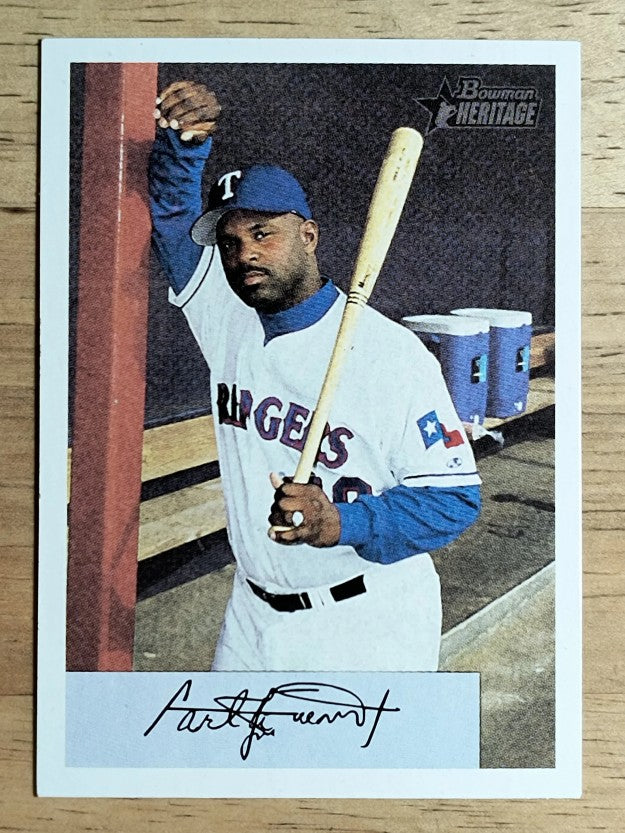 2002 Bowman Heritage #126 Carl Everett
