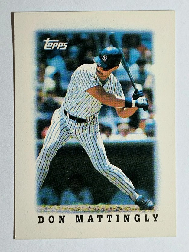 1988 Topps Mini Leaders #27 Don Mattingly