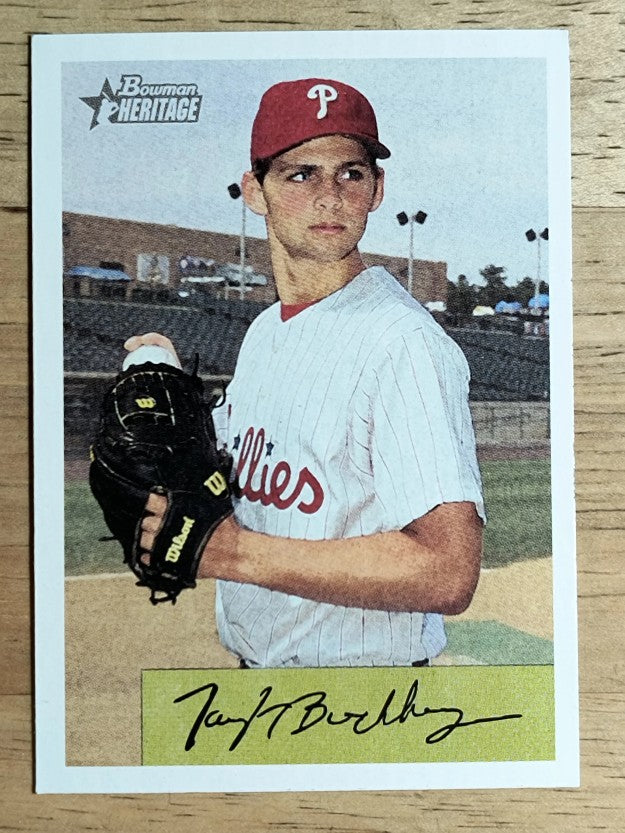 2002 Bowman Heritage #155 Taylor Buchholz RC