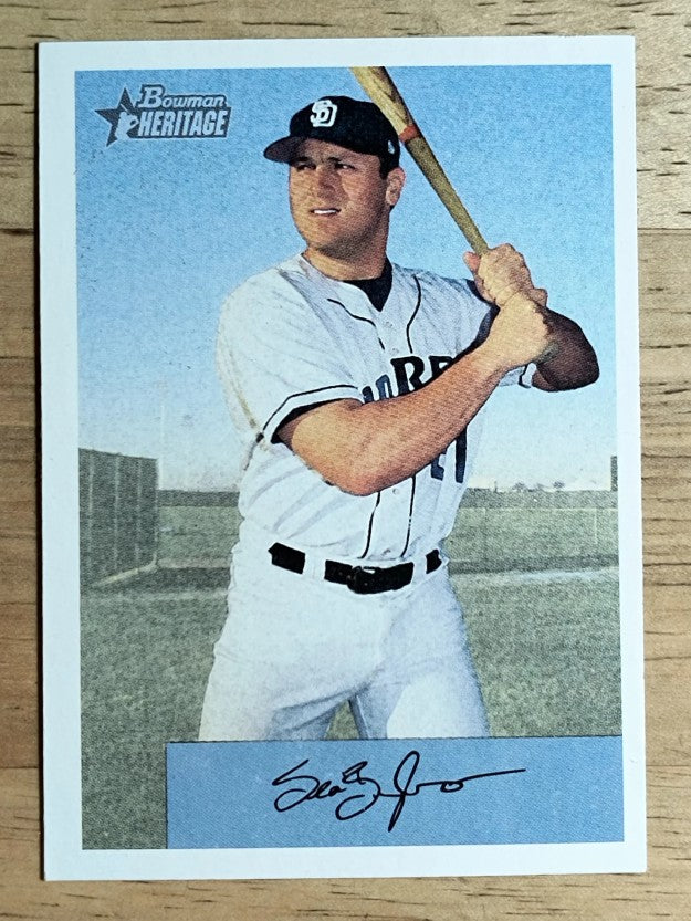 2002 Bowman Heritage #164 Sean Burroughs