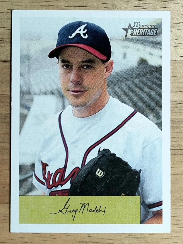 2002 Bowman Heritage #165 Greg Maddux