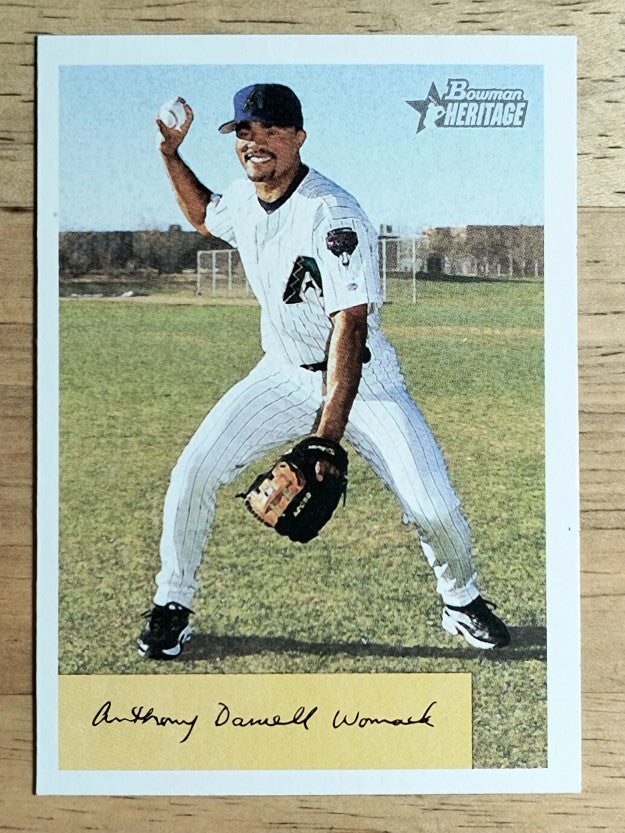 2002 Bowman Heritage #167 Tony Womack