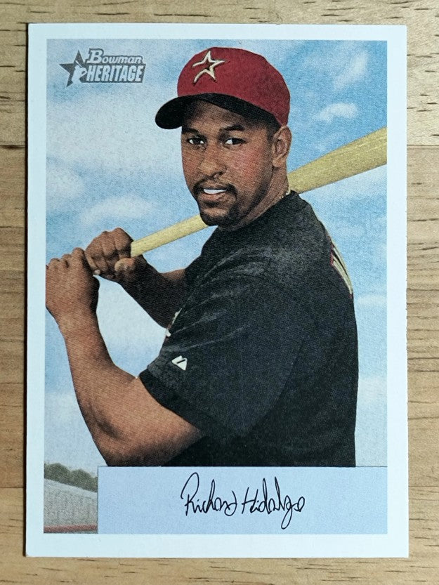 2002 Bowman Heritage #176 Richard Hidalgo SP