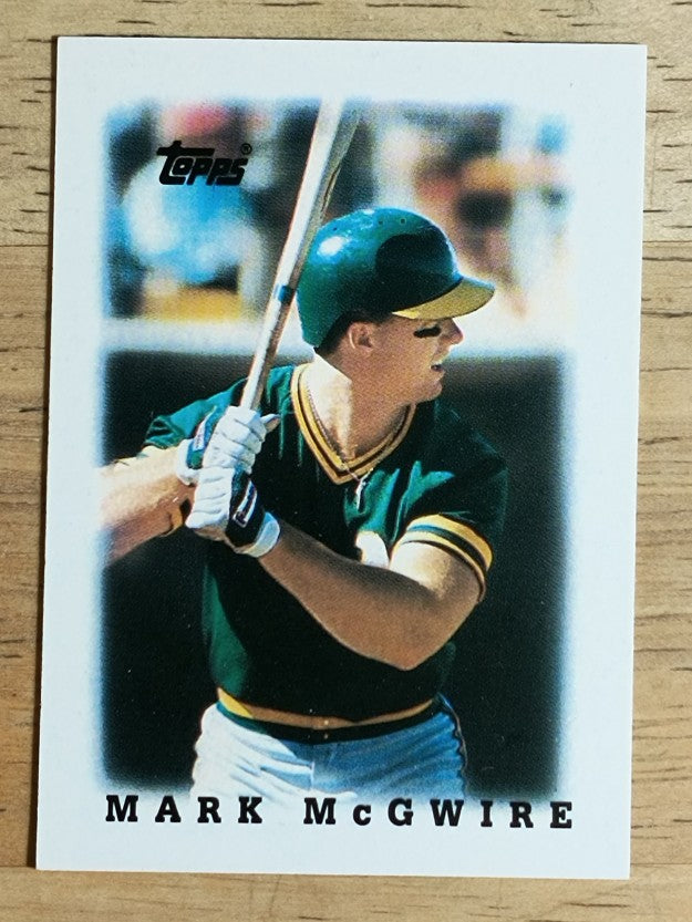 1988 Topps Mini Leaders #31 Mark McGwire