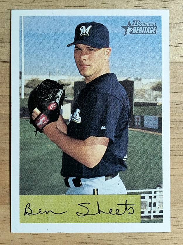 2002 Bowman Heritage #190 Ben Sheets