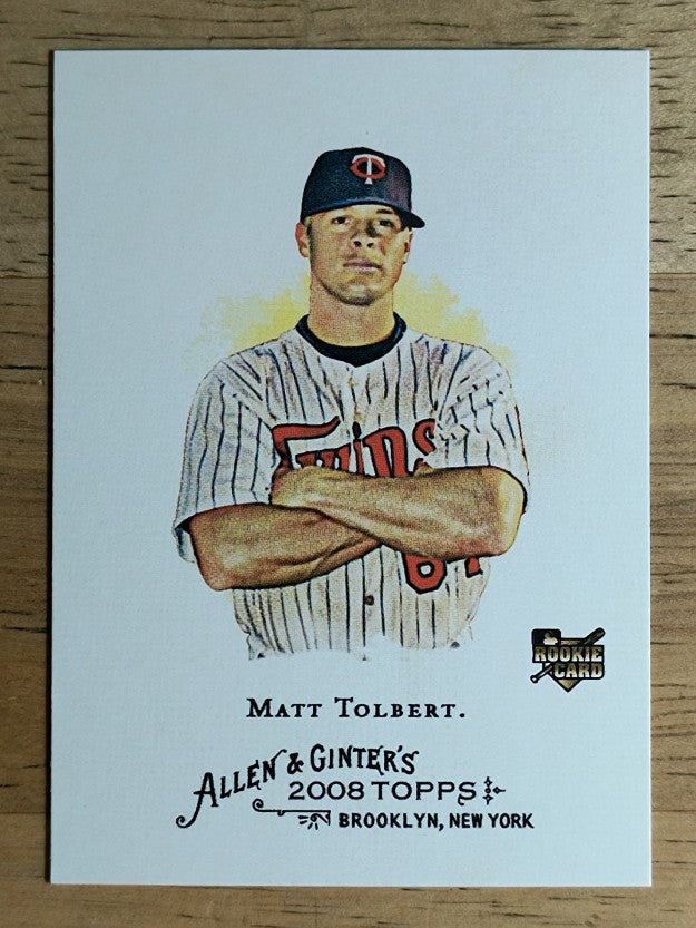 2008 Topps Allen and Ginter #272 Matt Tolbert RC