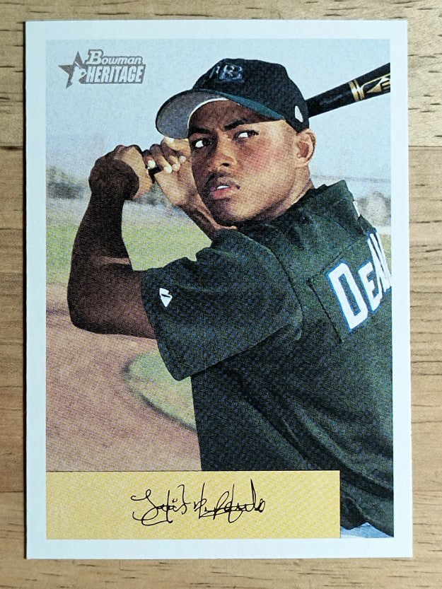 2002 Bowman Heritage #200 Luis DePaula SP RC