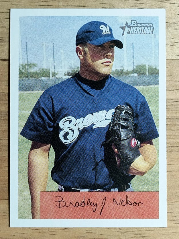 2002 Bowman Heritage #205 Brad Nelson RC