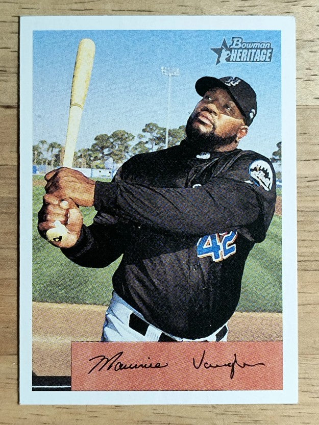 2002 Bowman Heritage #221 Mo Vaughn SP