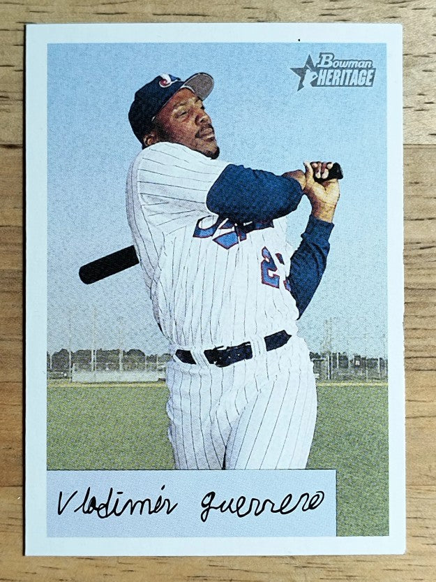 2002 Bowman Heritage #222 Vladimir Guerrero