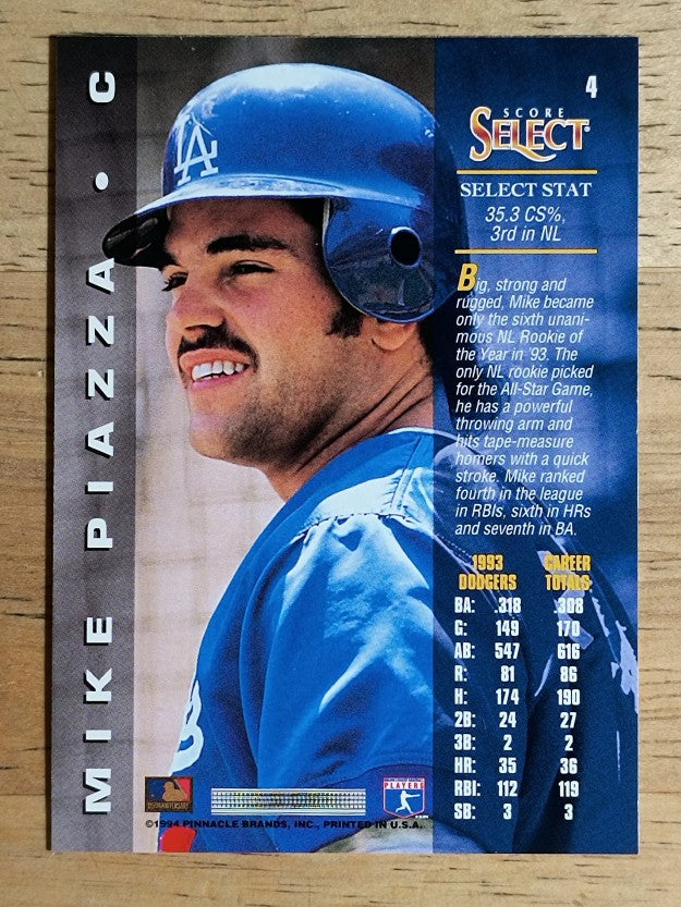 1994 Select #4 Mike Piazza
