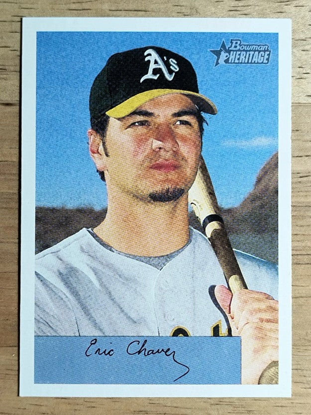 2002 Bowman Heritage #227 Eric Chavez