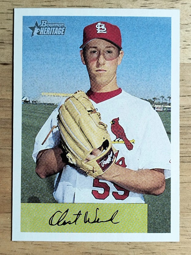 2002 Bowman Heritage #228 Clint Weibl RC