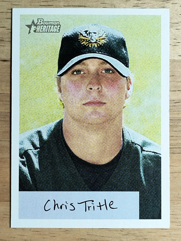 2002 Bowman Heritage #236 Chris Tritle RC
