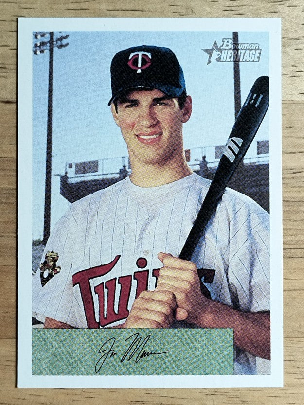 2002 Bowman Heritage #238 Joe Mauer RC