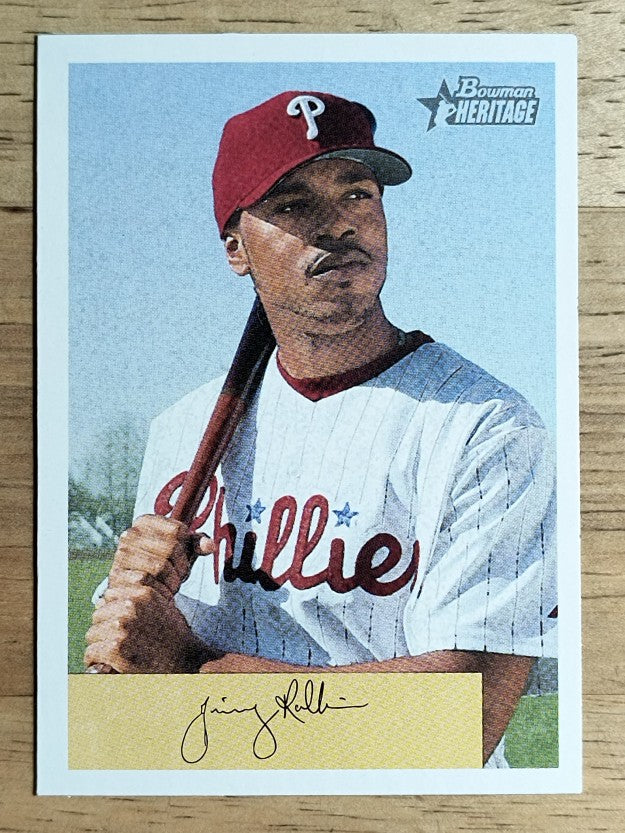 2002 Bowman Heritage #240 Jimmy Rollins