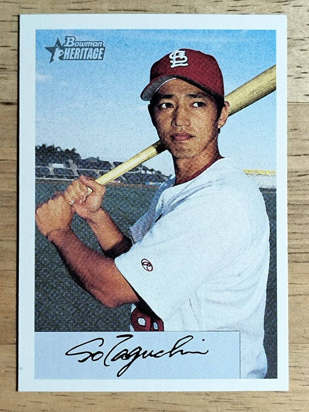2002 Bowman Heritage #246 So Taguchi RC