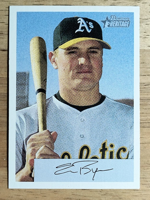 2002 Bowman Heritage #253 Eric Byrnes