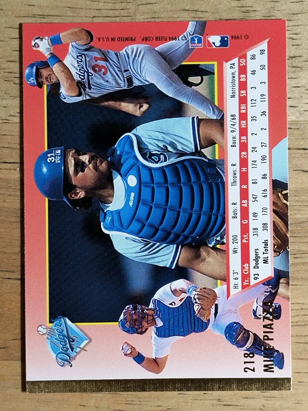 1994 Ultra #218 Mike Piazza