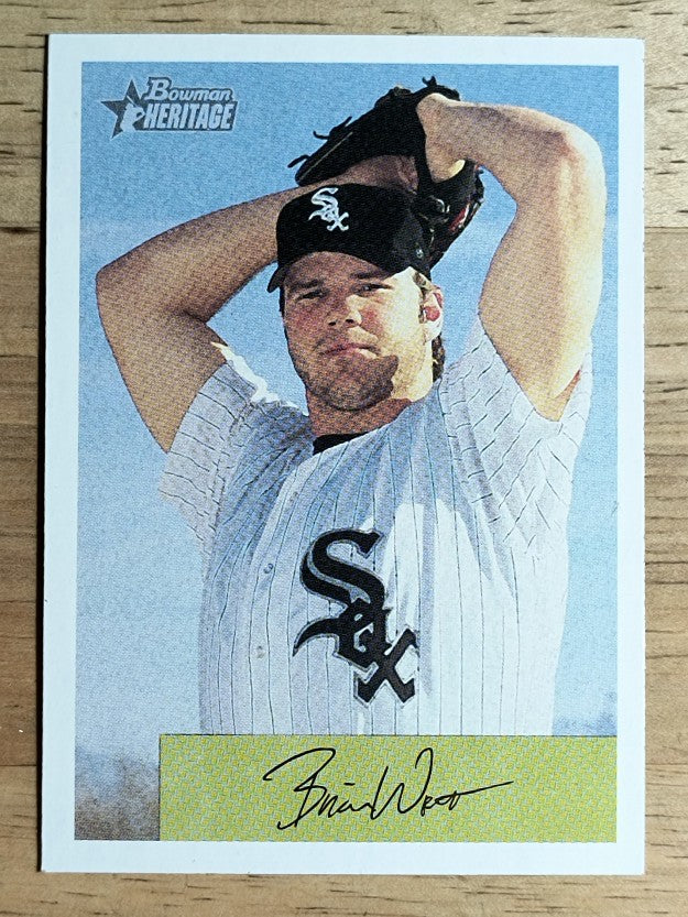2002 Bowman Heritage #263 Brian West RC