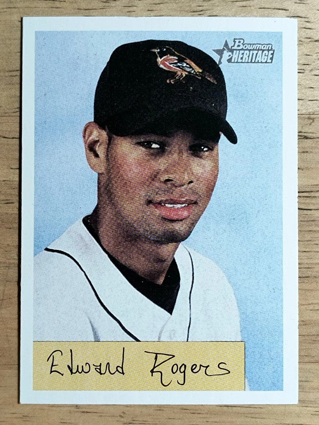 2002 Bowman Heritage #279 Ed Rogers