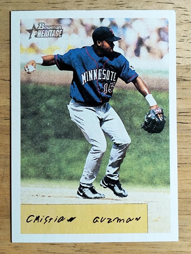 2002 Bowman Heritage #303 Cristian Guzman